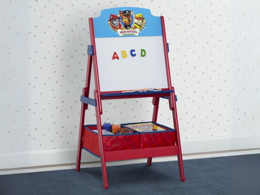 Nick Jr. PAW Patrol Activity Easel in play room