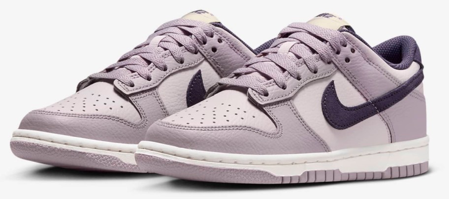 Nike Dunk Low Big Kids' Shoes in purple