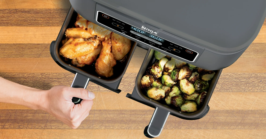 Up to 50% Off Ninja Kitchen Items on Walmart.online | 8-Quart Dual Basket Air Fryer Only $98 Shipped!