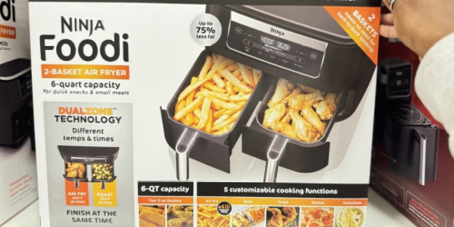 Ninja Foodi Dual Basket Air Fryer Just $67.99 Shipped After Target Gift Card (Reg. $180)