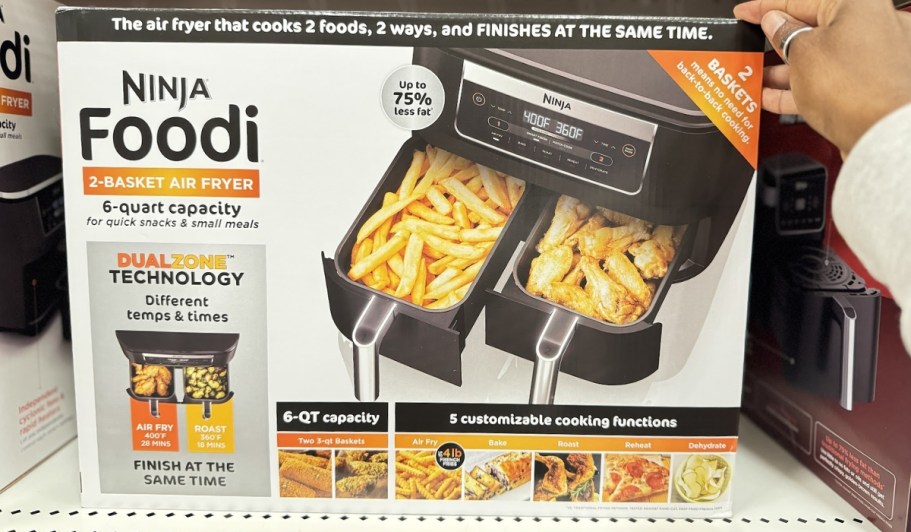 Ninja Foodi Dual Basket Air Fryer Just $67.99 Shipped After Target Gift Card (Reg. $180)