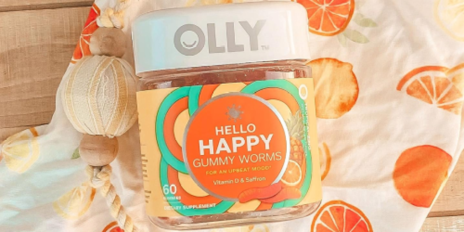 OLLY Hello Happy Gummy Worms Just $12.95 Shipped on Amazon (Reg. $20)