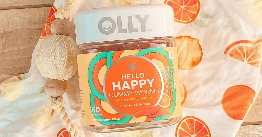 OLLY Hello Happy Gummy Worms Just $12.95 Shipped on Amazon (Reg. $20)