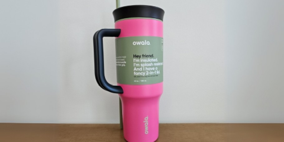 Highly-Rated Owala 40oz Tumbler ONLY $24.55 on Amazon (Regularly $40)