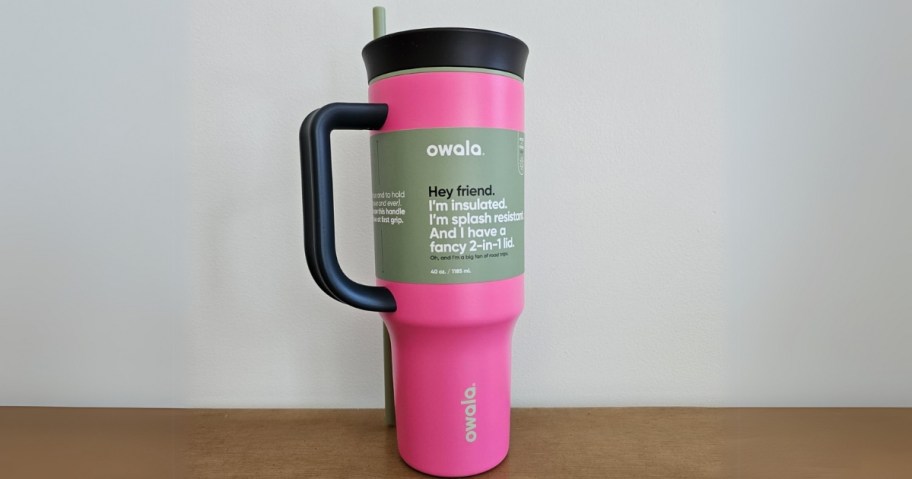 Owala 40oz Tumbler in Watermelon Breeze