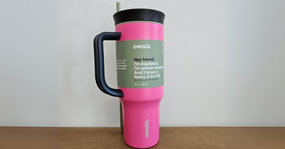 Highly-Rated Owala 40oz Tumbler ONLY $24.55 on Amazon (Regularly $40)