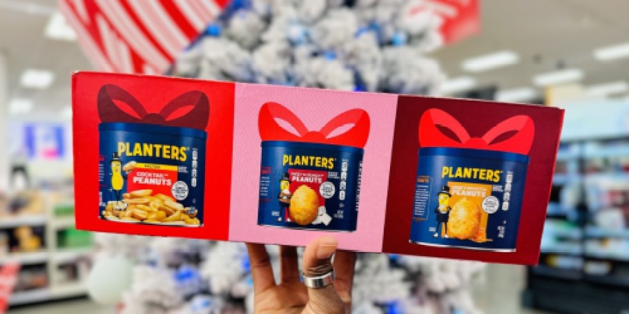 Planters Peanuts Holiday 3-Pack Just $6.49 Shipped on Amazon – Great for Christmas Parties!