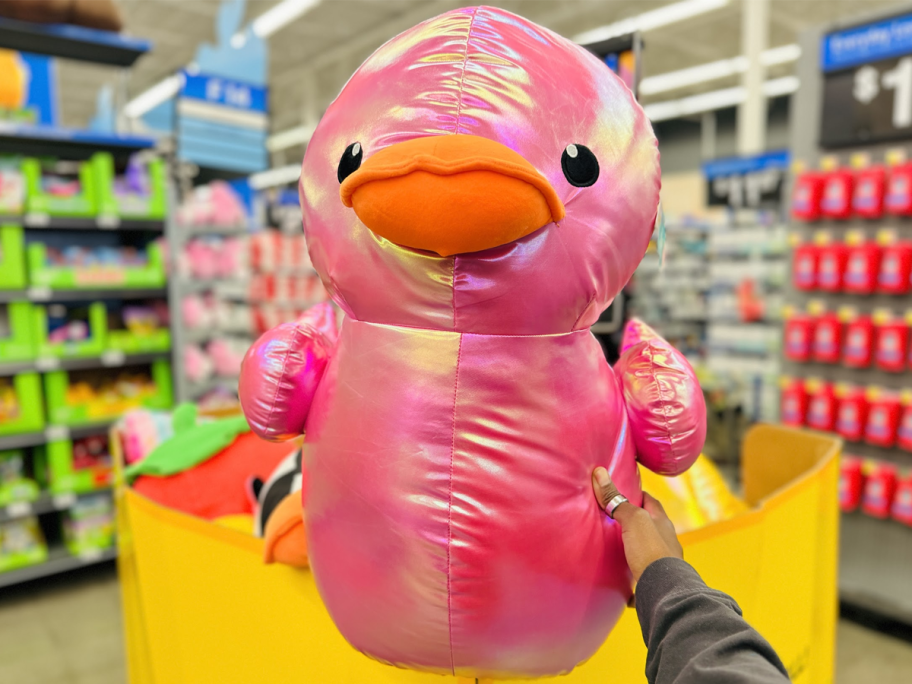 Shiny Pink Easter Duck at Walmart