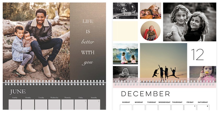 Shutterfly 8x11 Calendars