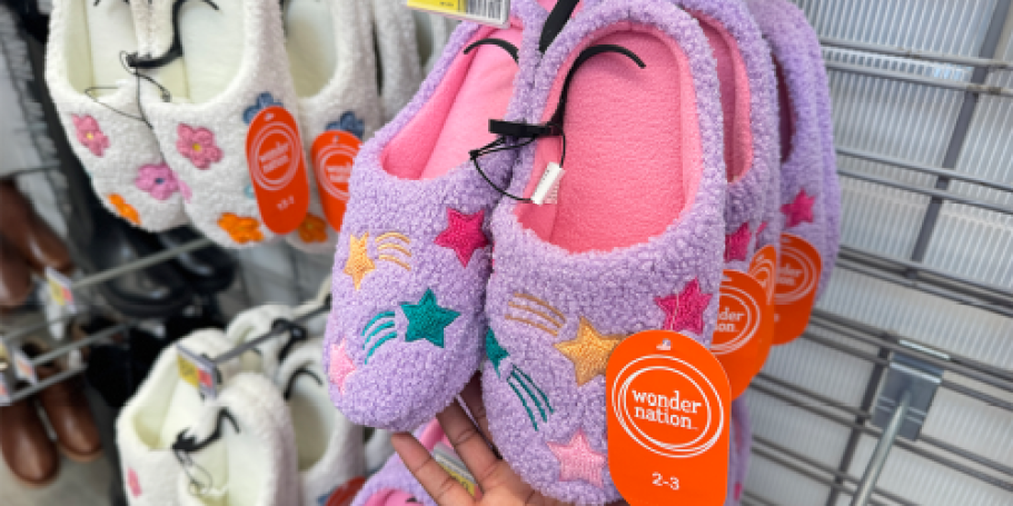 Cozy Kids Slippers UNDER $7 on Walmart.online