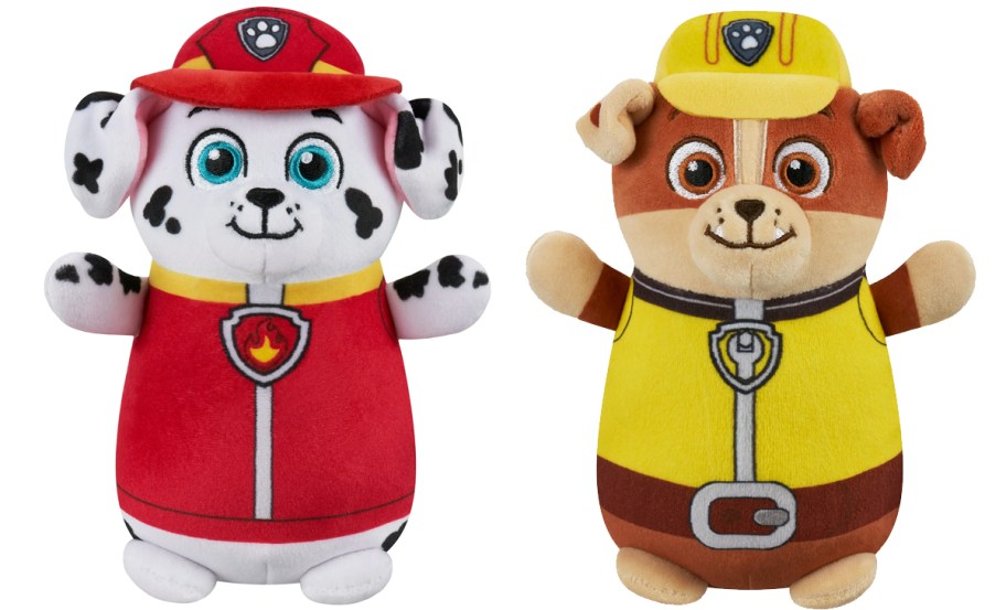 Paw Patrol Marshall and Rubble Squishmallows plush