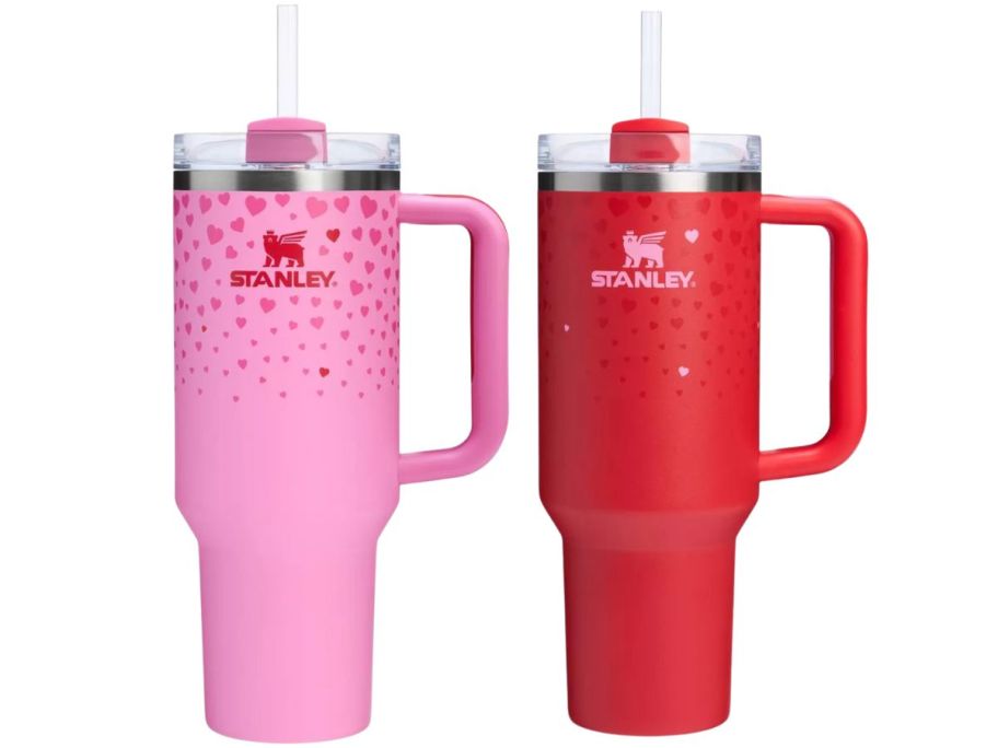 2 Stanley Stainless Steel H2.0 Flowstate Quenchers Valentine's Day