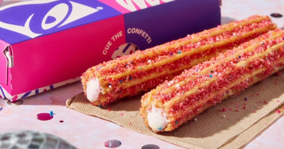 Taco Bell Milk Bar Birthday Cake Churros Now Available