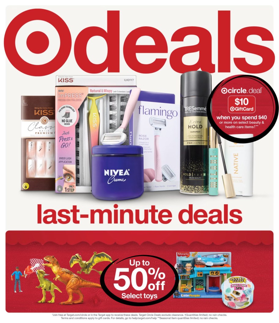 page from Target ad