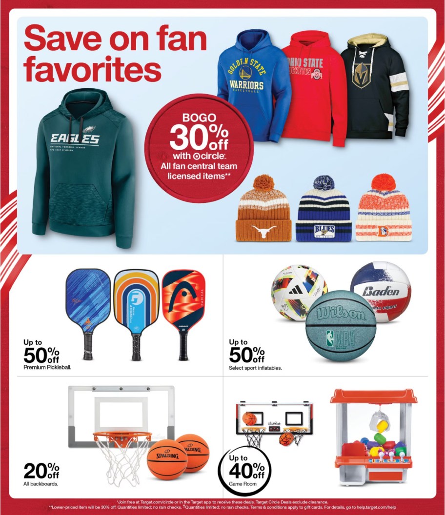 page from Target ad