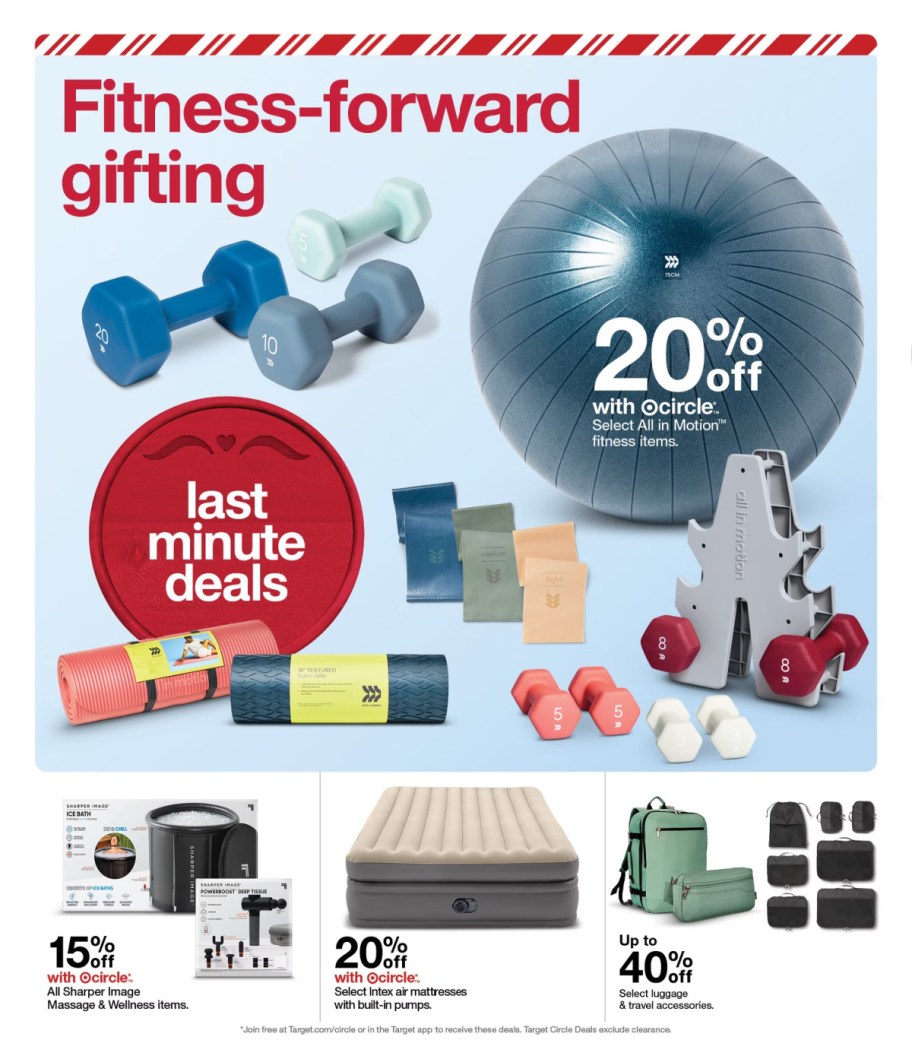 page from Target ad