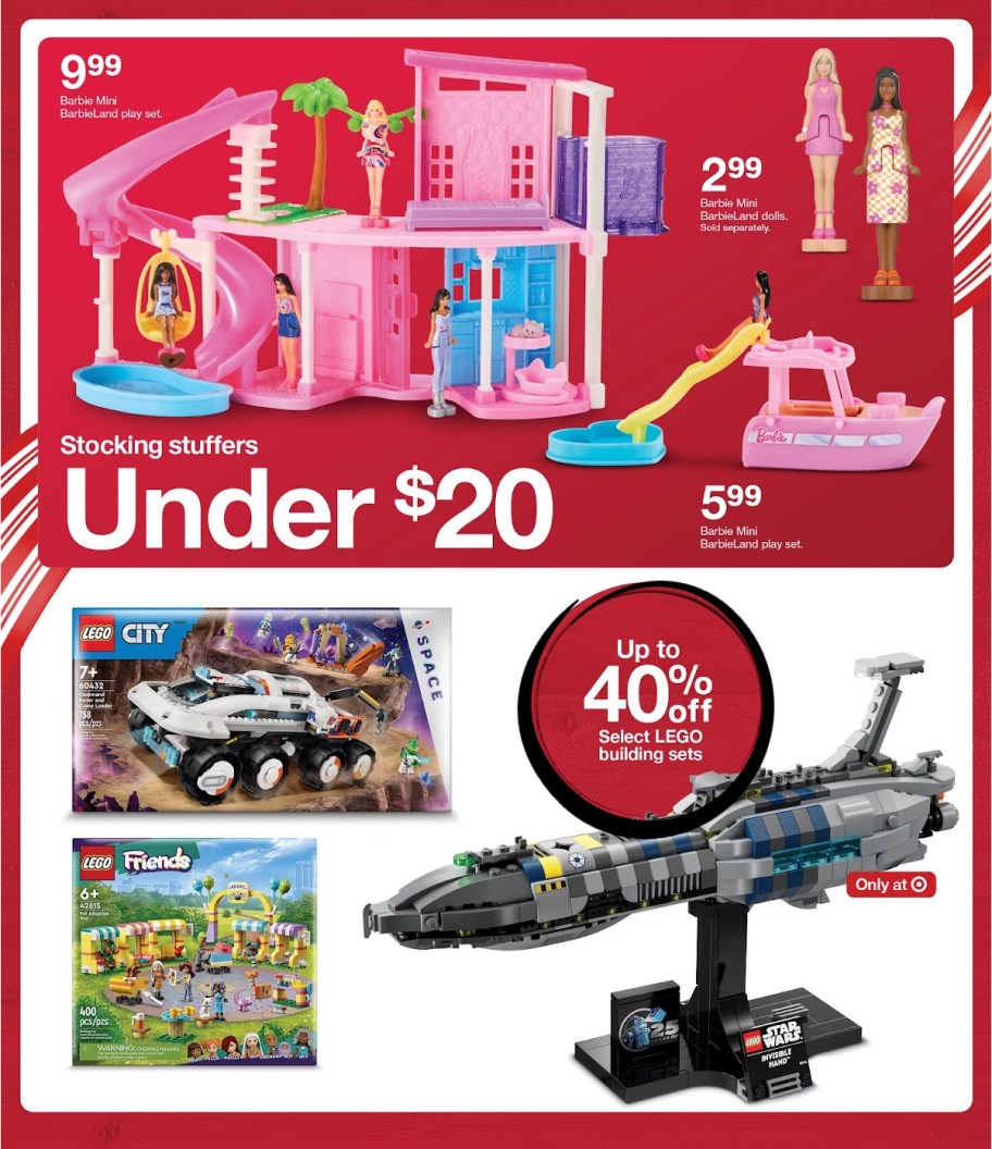 page from Target ad