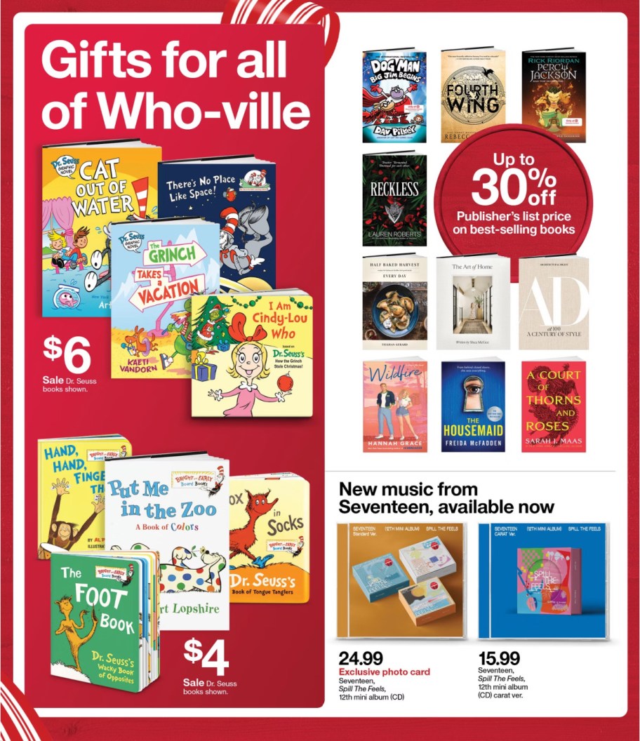 page from Target ad