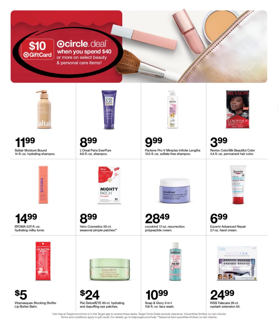 page from Target ad 