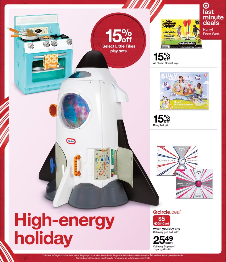 page from Target ad