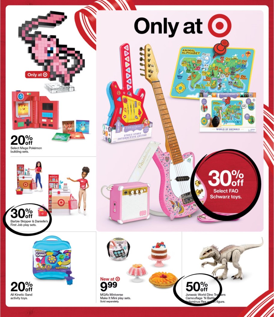 page from Target ad