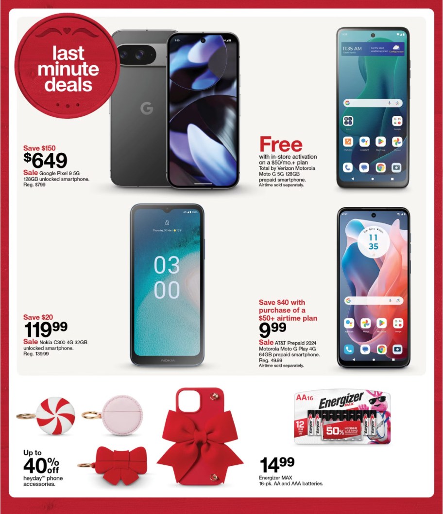 page from Target ad