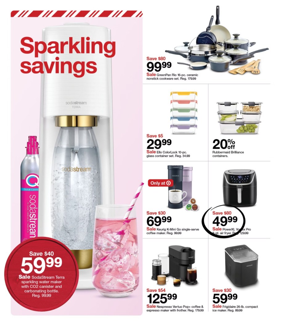 page from Target ad