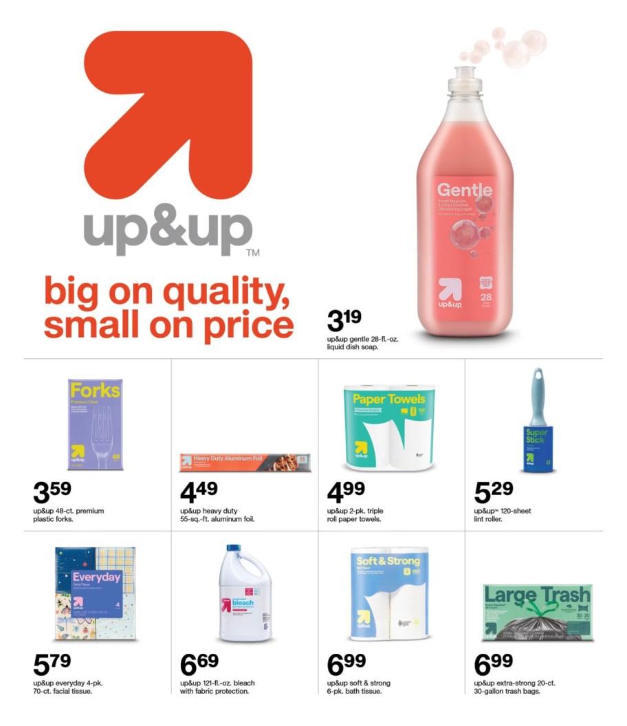 page from Target ad