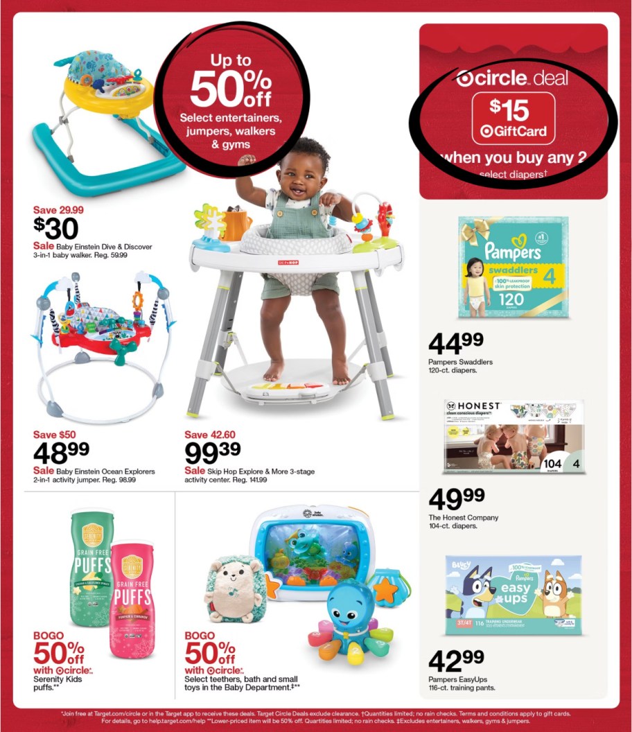 page from Target ad