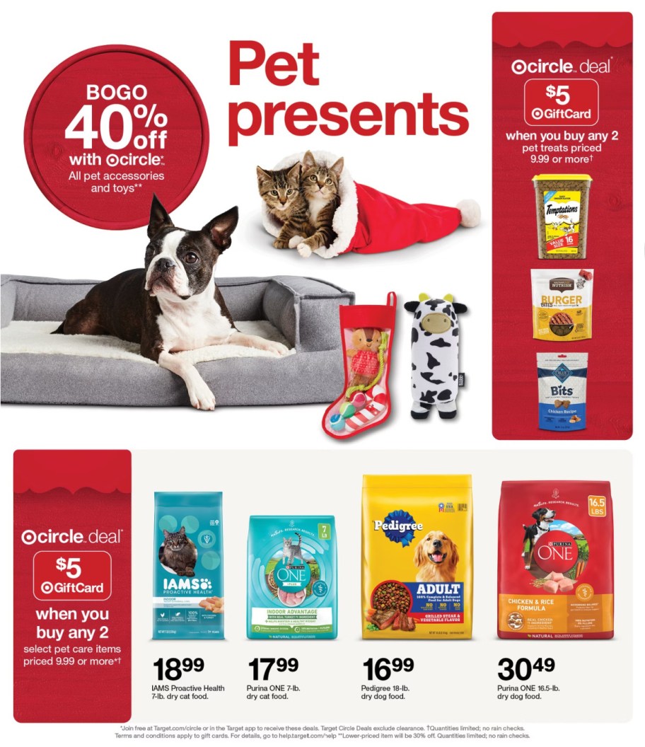 page from Target ad