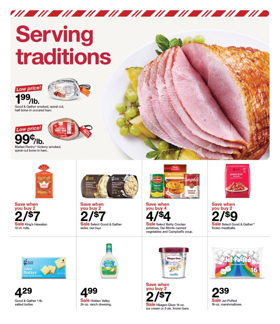 page from Target ad