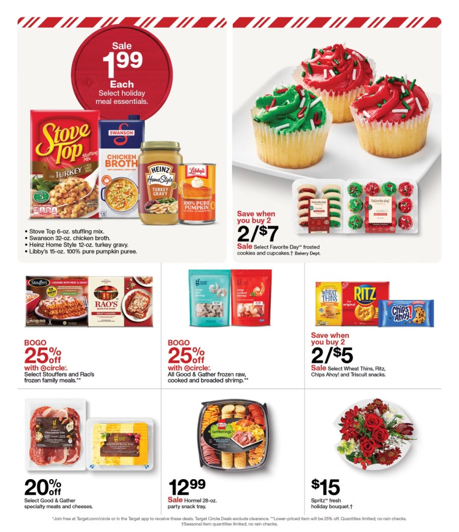 page from Target ad