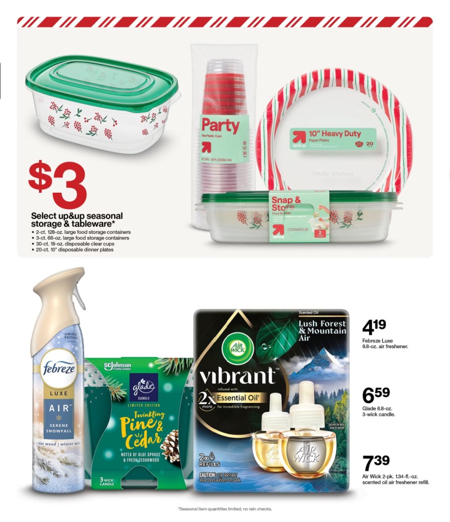 page from Target ad