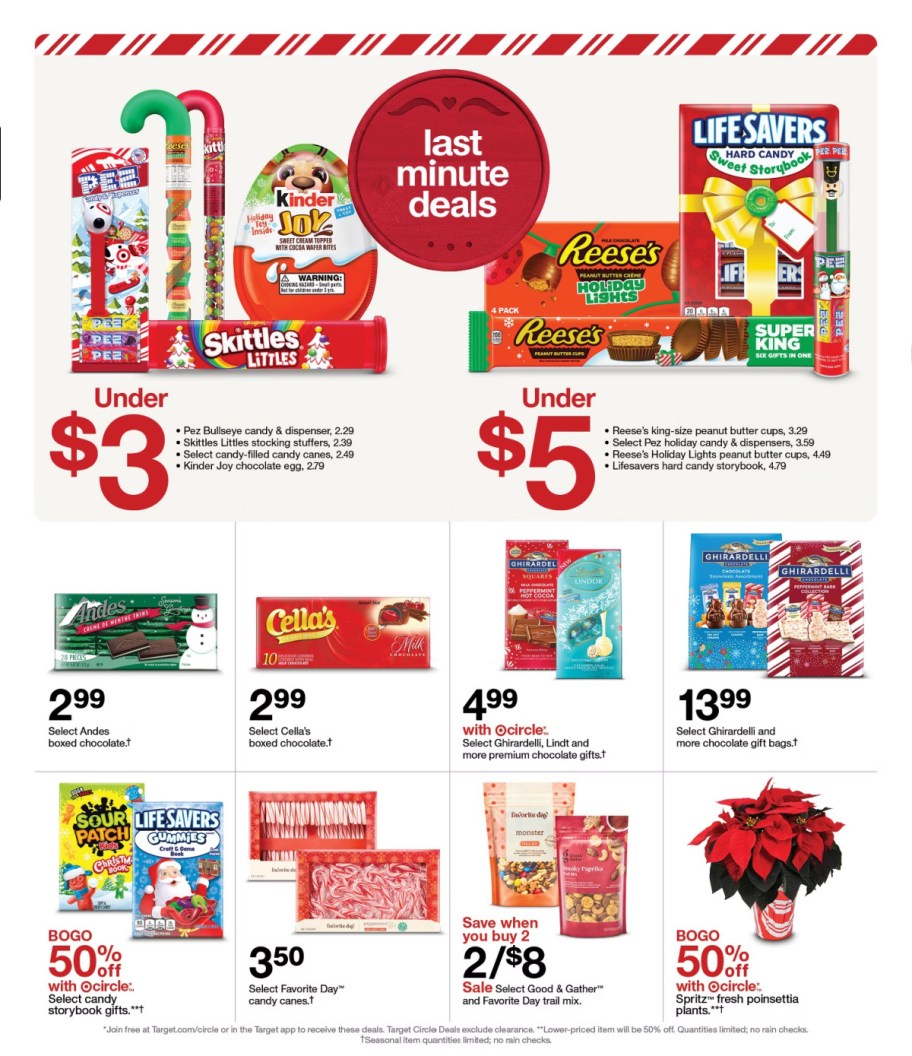 page from Target ad