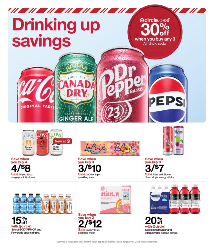 page from Target ad