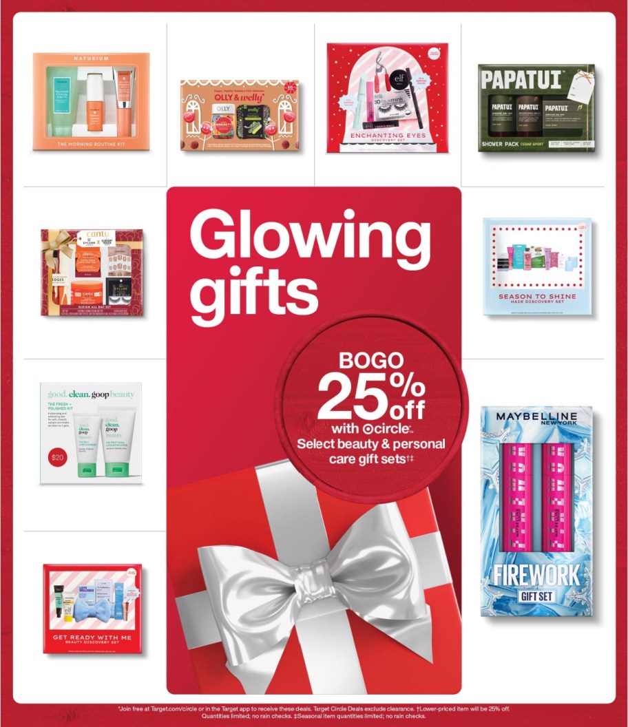 page from Target ad