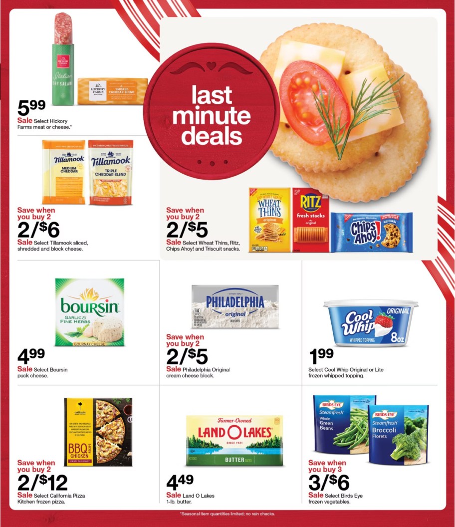 page from Target ad