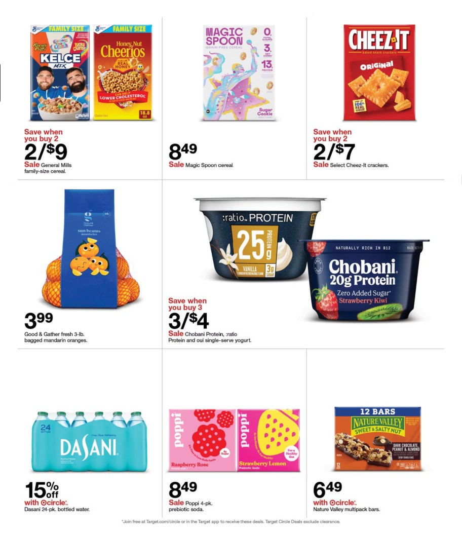 page from Target ad