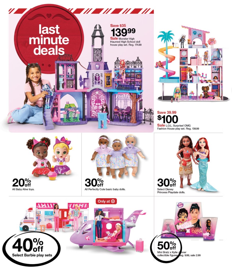 page from Target ad