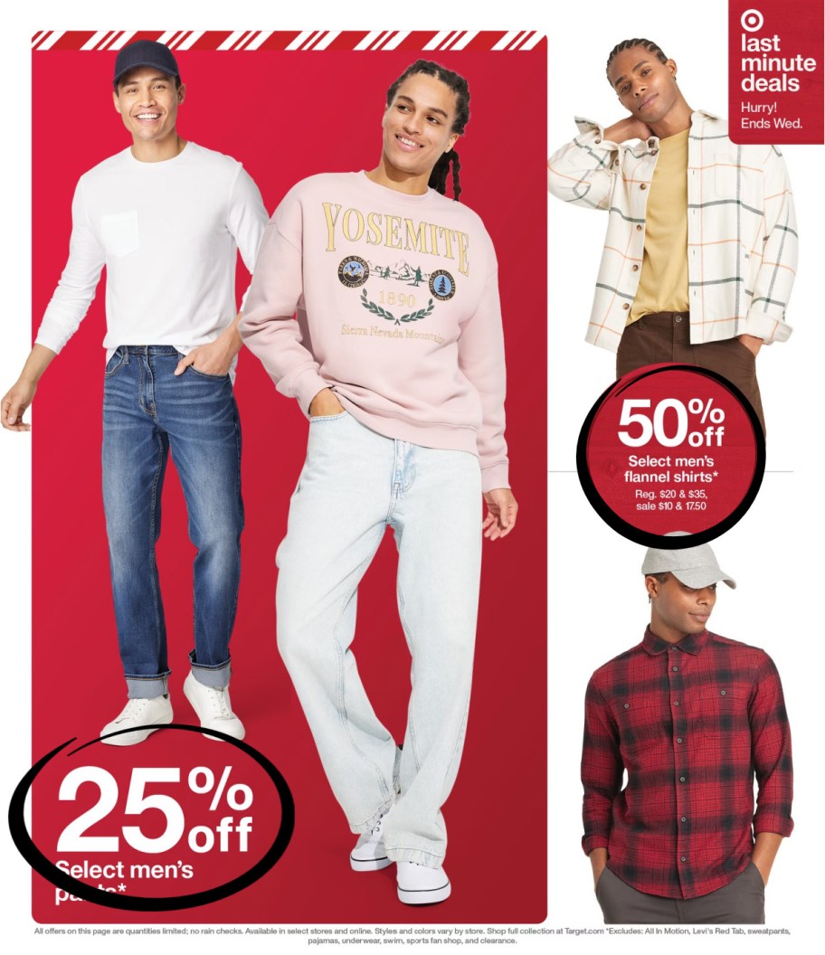 page from Target ad