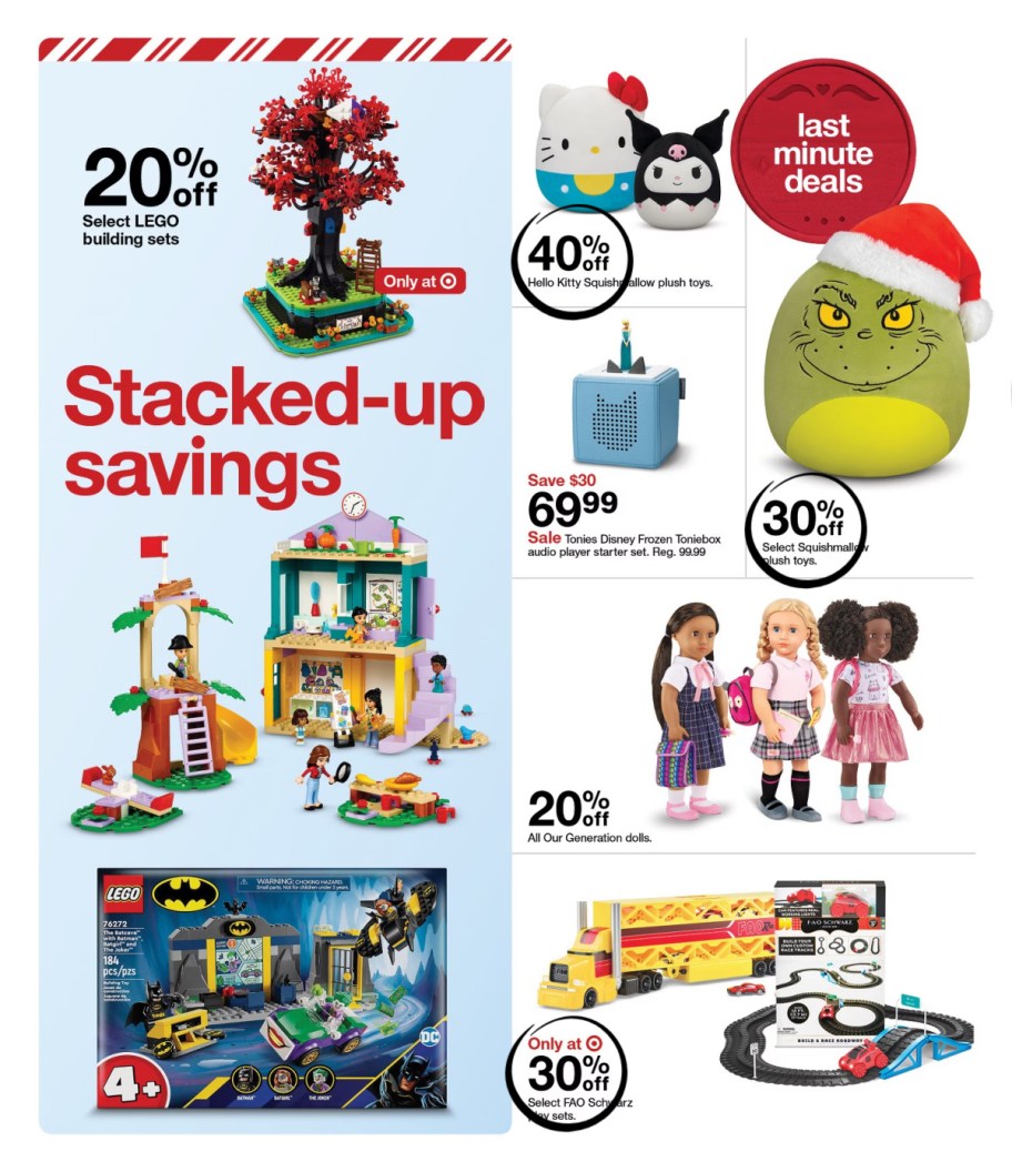 page from Target ad