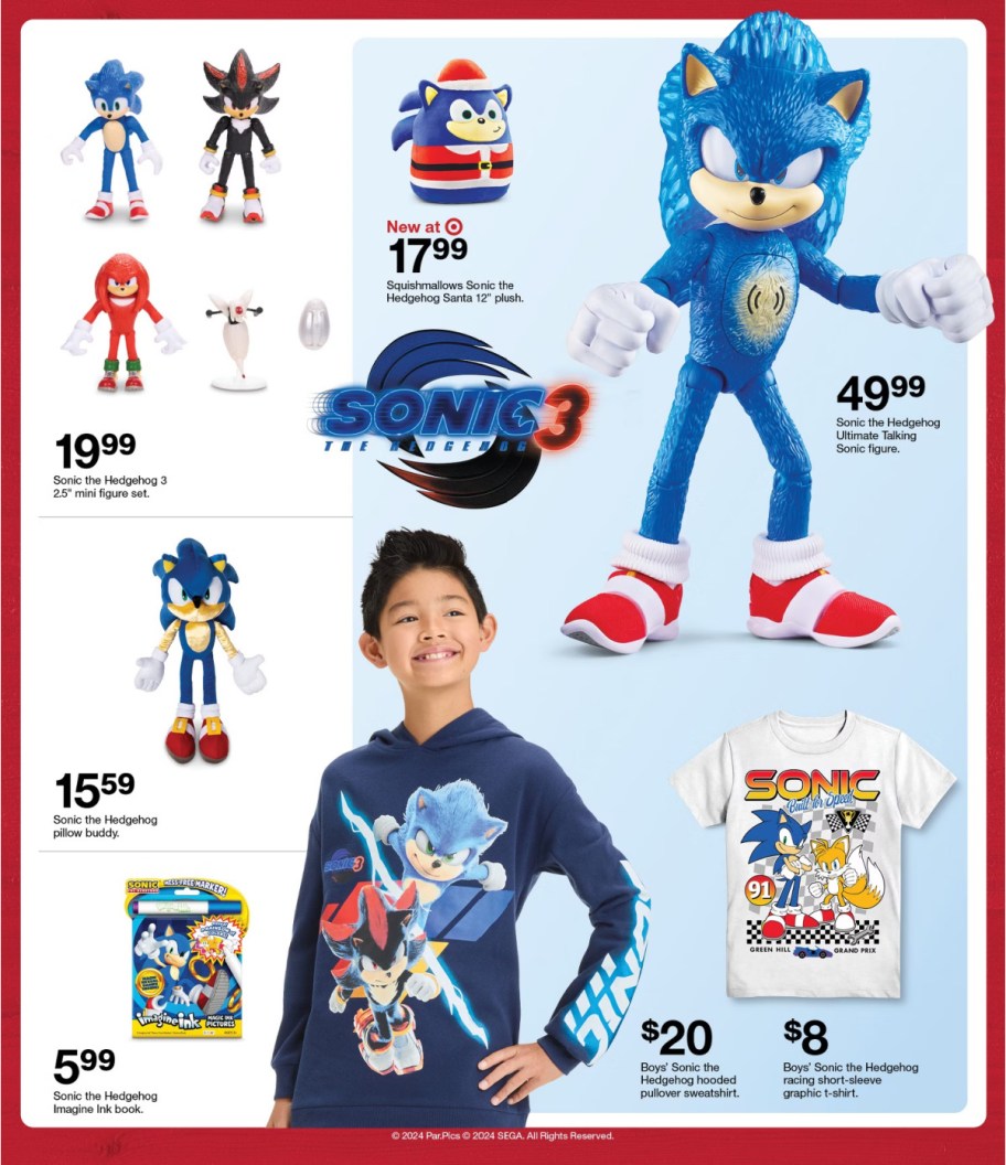 page from Target ad