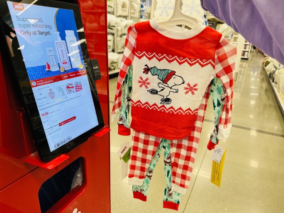 kids matching christmas pajamas at target