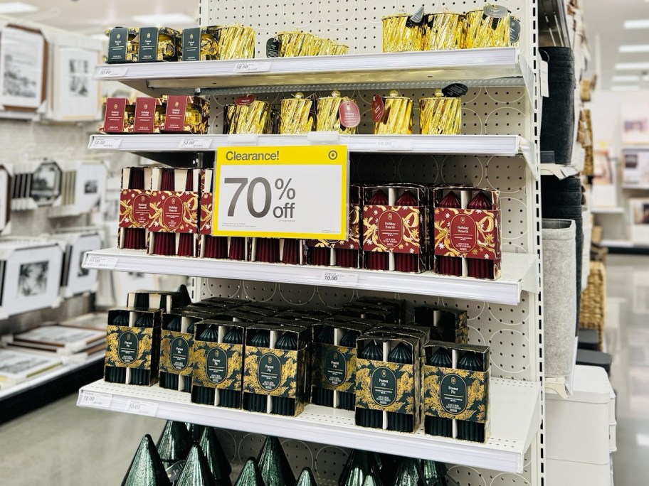 Target Clearance Holiday Hearth Candles