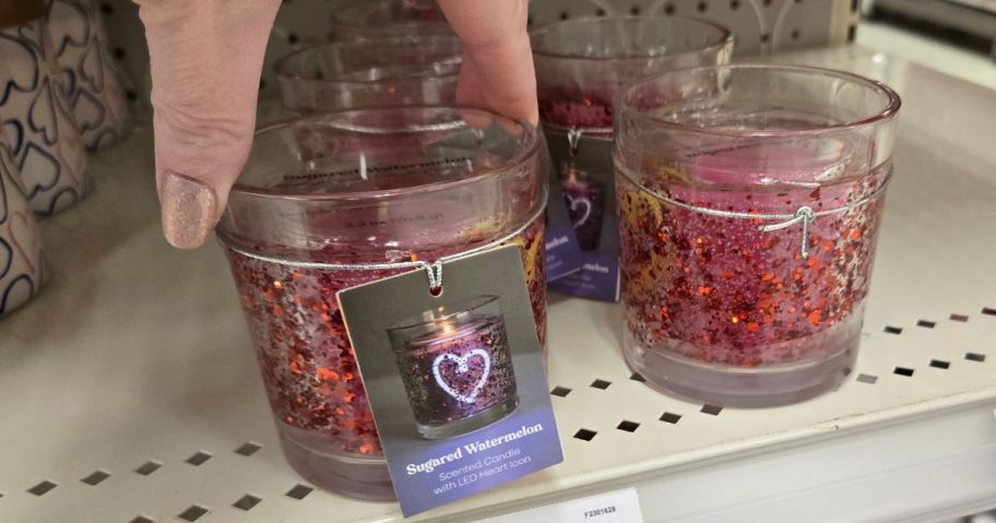 Target LED Gel Valentine's Day Candle