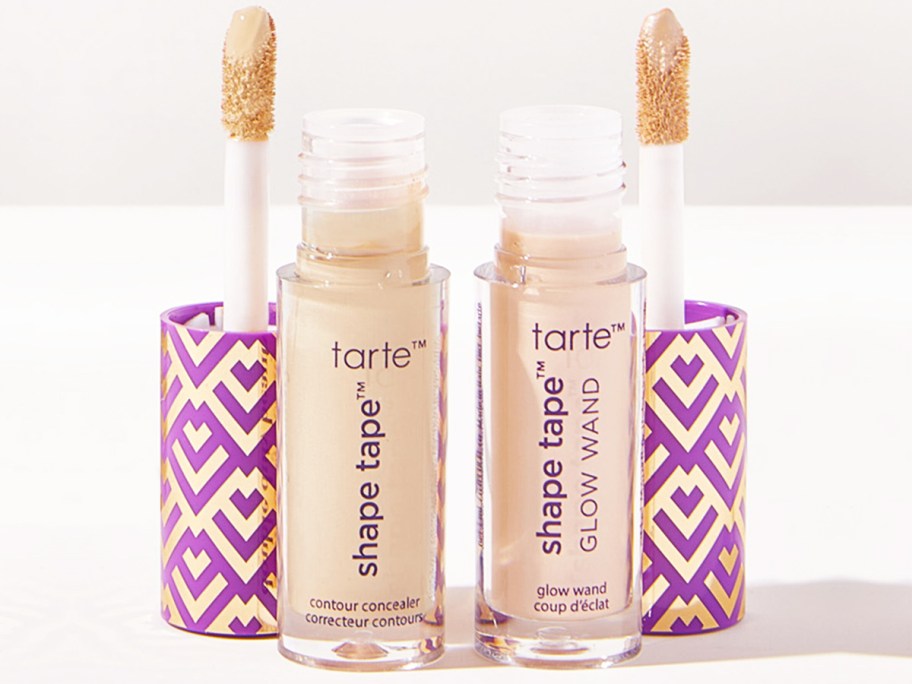 two small opened tubes of Tarte Shape Tape