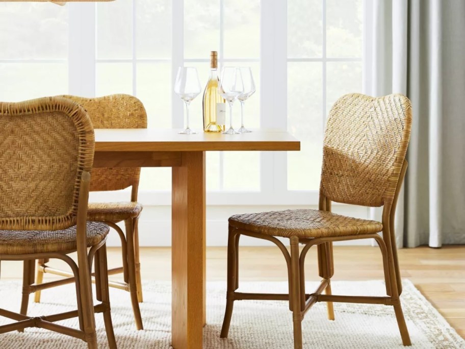 Threshold w/ Studio McGee Interlaken Rattan Dining Chair