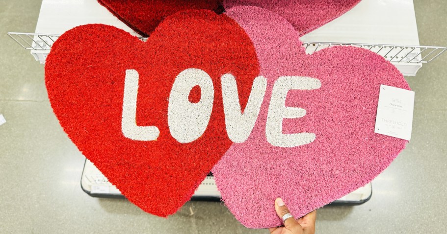 Valentine’s Day Doormats Only $13 on Target.online