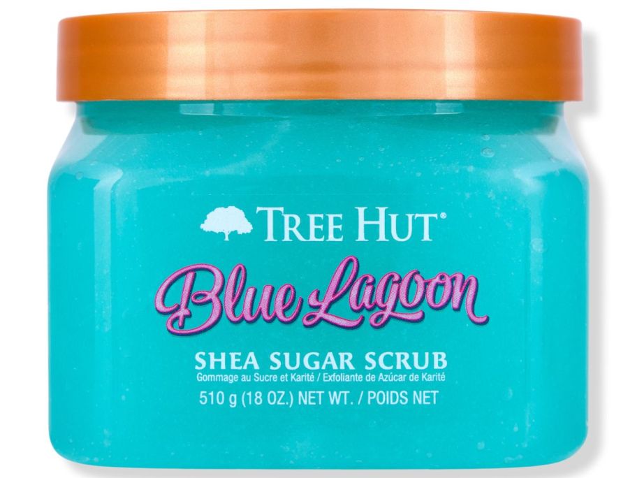 Tree Hut Blue Lagoon Shea Sugar Body Scrub stock image