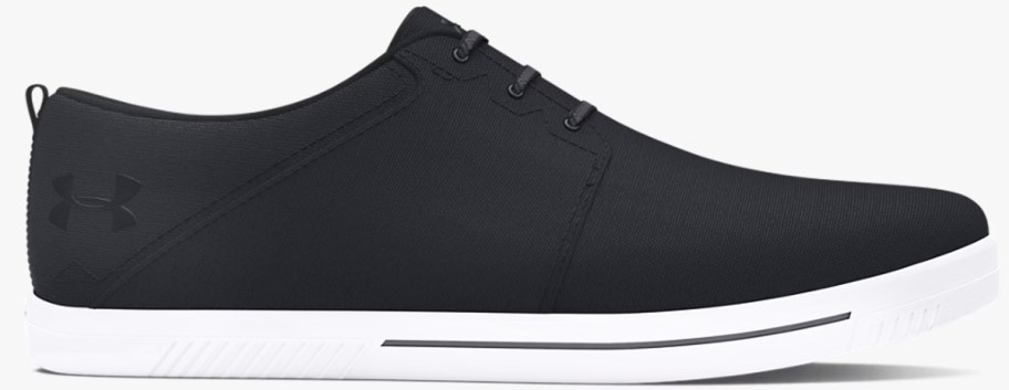 black slip-on sneaker